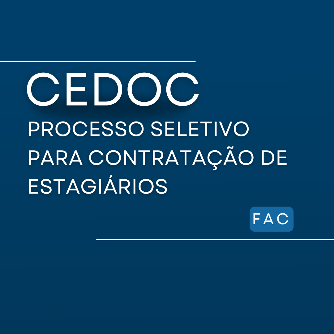 Ce Doc Program Página Inicial - Faculdade de Comunicação - FAC